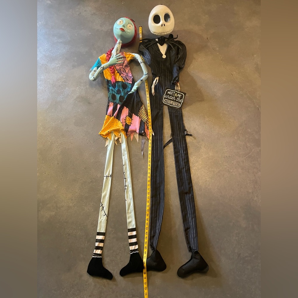 Jack Skellington & Sally From “The Nightmare Before Christmas” Halloween Figures - Picture 9 of 16